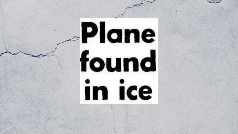 Plane Crash in Antarctica